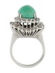 Ring 10K Turquoise & Diamond Ring