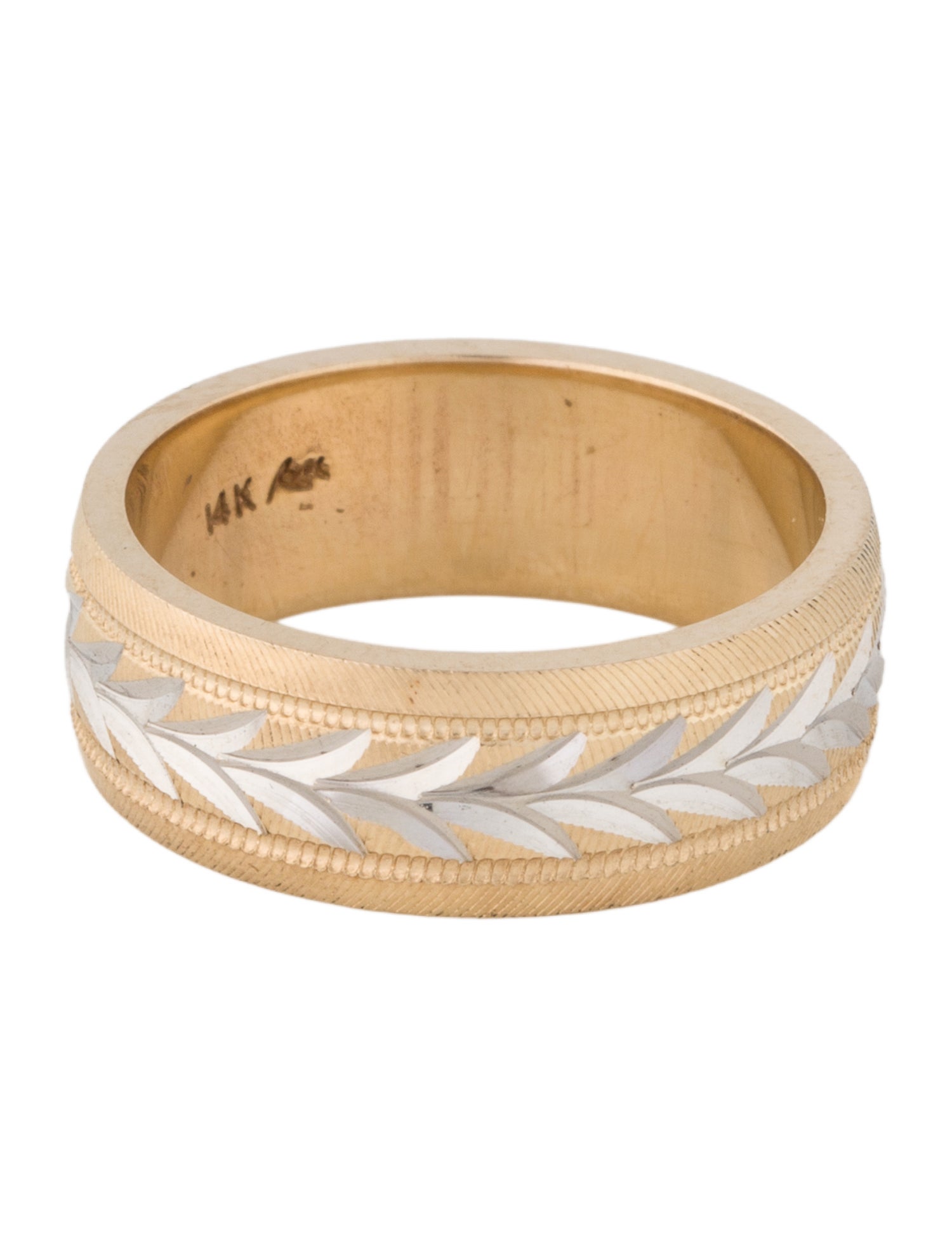 Ring 14K Two-Tone Band