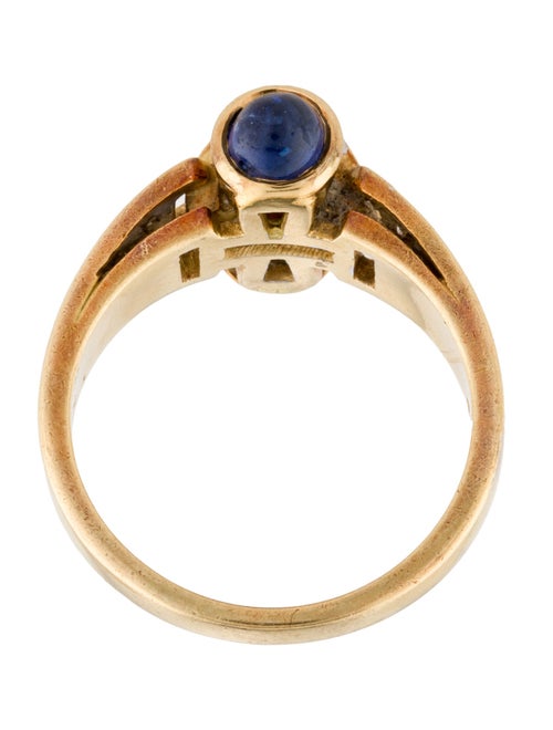 Ring 18K Sapphire, Ruby & Diamond Cocktail Ring