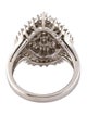 Ring 14K 2.94ctw Diamond Cluster Cocktail Ring