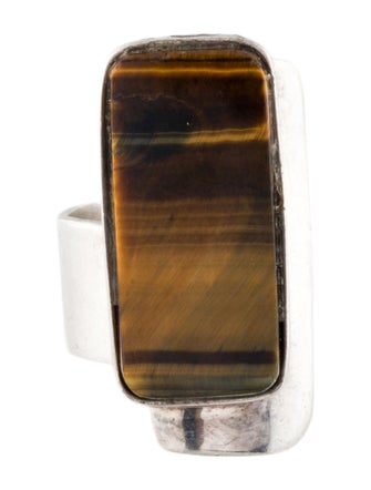 Ring Tiger's Eye Quartz CoCktail Ring