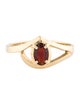 Ring 14K Garnet Cocktail Ring