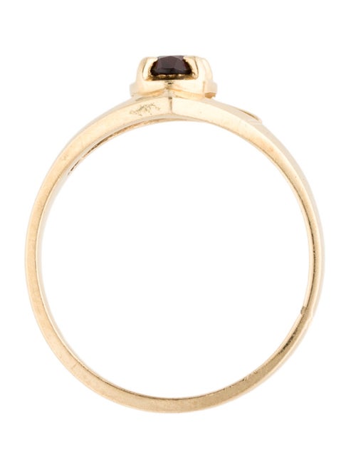 Ring 14K Garnet Cocktail Ring