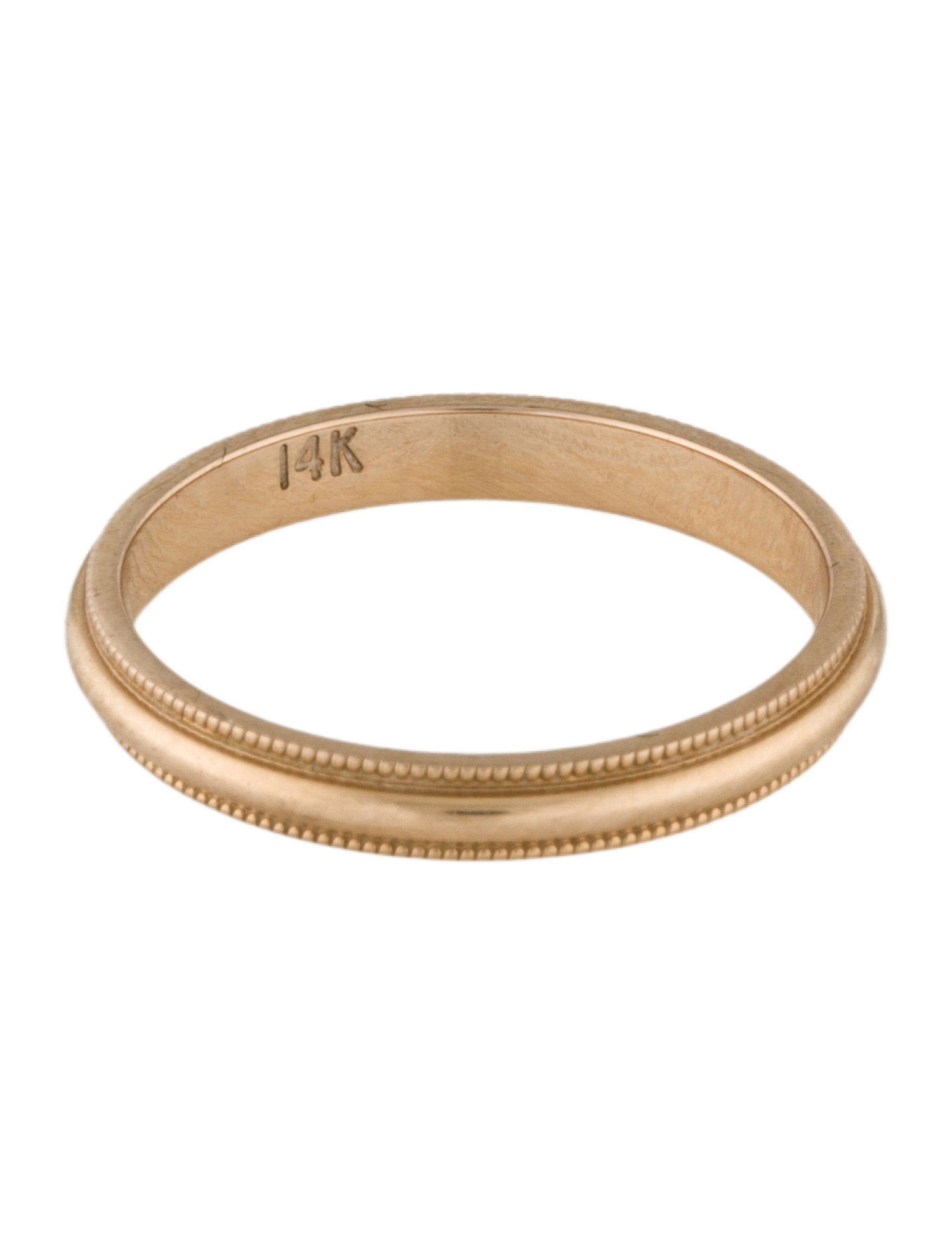 Ring 14K Milgrain Band