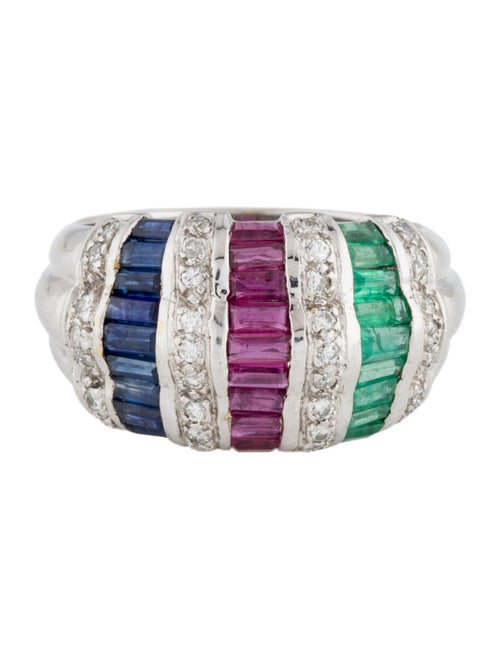 Ring 14K Multistone Cocktail Ring