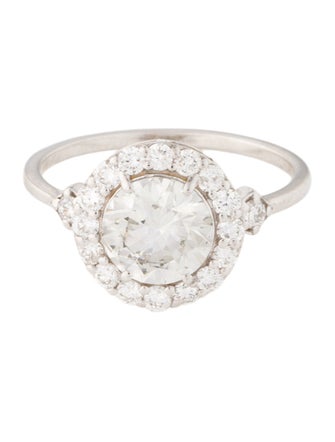 Ring 14K 2.02ctw Lab-Grown Diamond Cocktail Halo Pendant Necklace