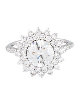 Ring 14K 3.06ctw Lab-Grown Diamond Cocktail Ring