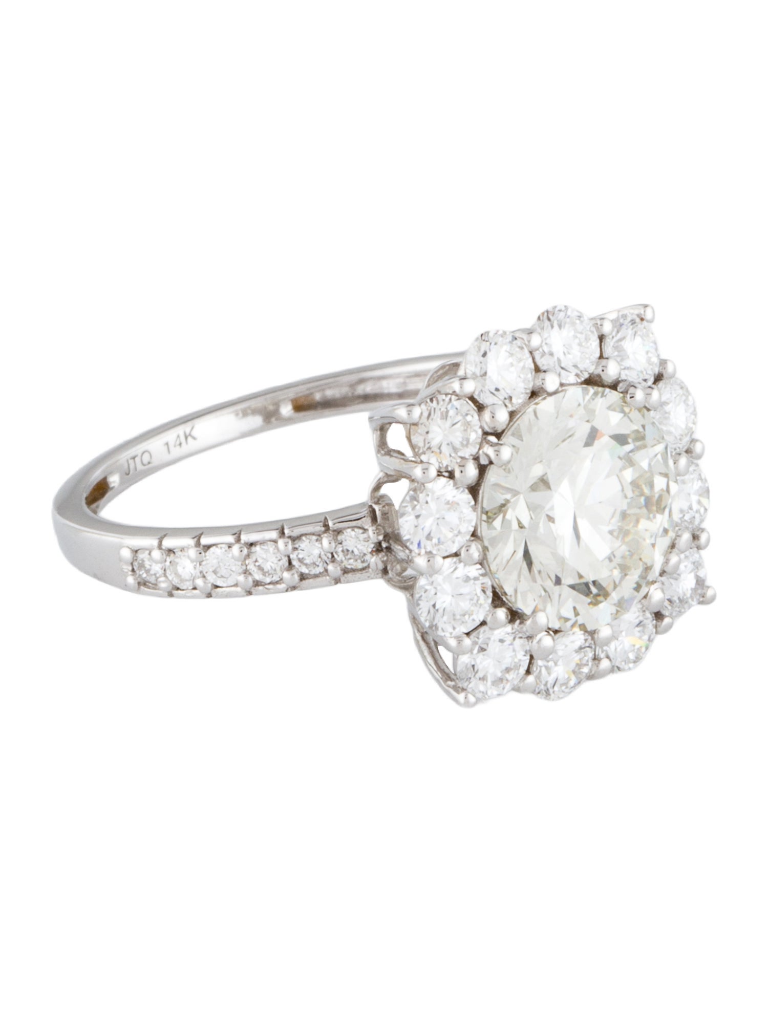 Ring 14K 3.18ctw Lab-Grown Diamond Cocktail Ring