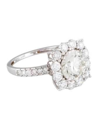 Ring 14K 3.18ctw Lab-Grown Diamond Cocktail Ring