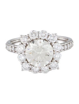 Ring 14K 3.18ctw Lab-Grown Diamond Cocktail Ring