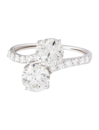 Ring 14K 2.52ct Lab-Grown Diamond Bypass Ring