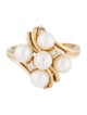 Ring 14K Pearl & Diamond Cocktail Ring