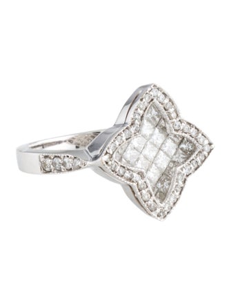 Ring 18K 1.40ctw Diamond Cocktail Ring