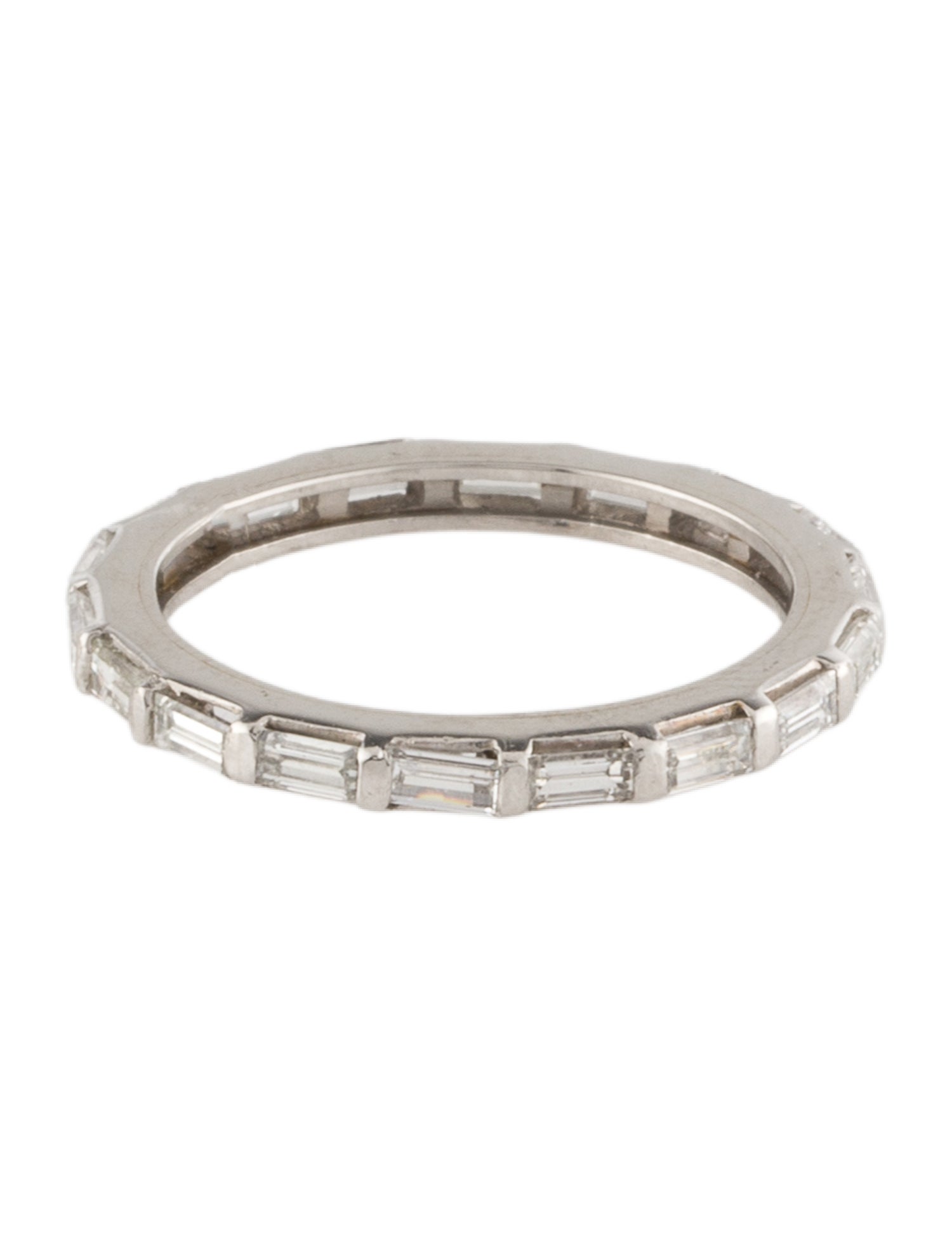 Ring Platinum & Diamond Baguette Eternity Band