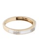 Ring 14K Diamond & Enamel Band