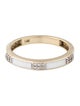 Ring 14K Diamond & Enamel Band