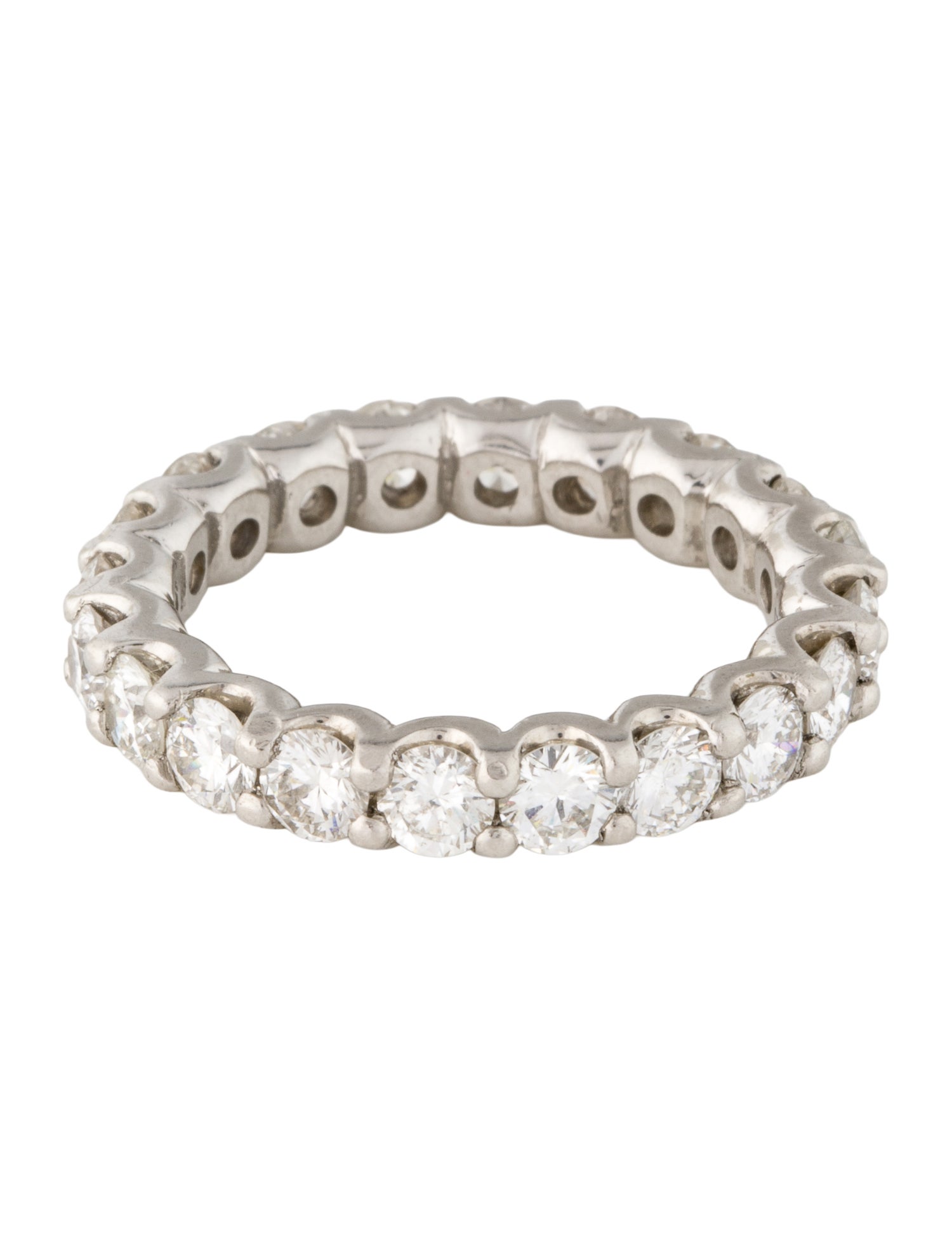Ring Platinum 2.60ctw Diamond Eternity Band