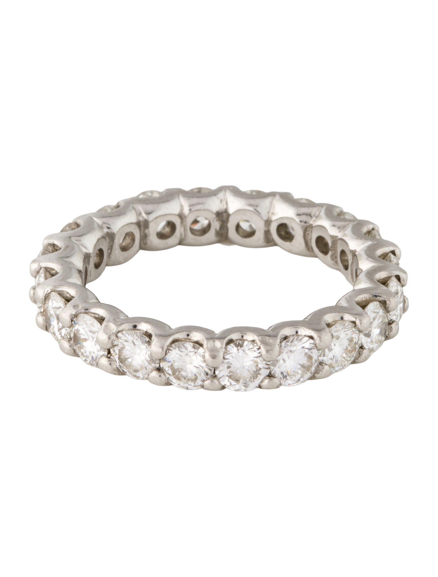 Ring Platinum 2.60ctw Diamond Eternity Band