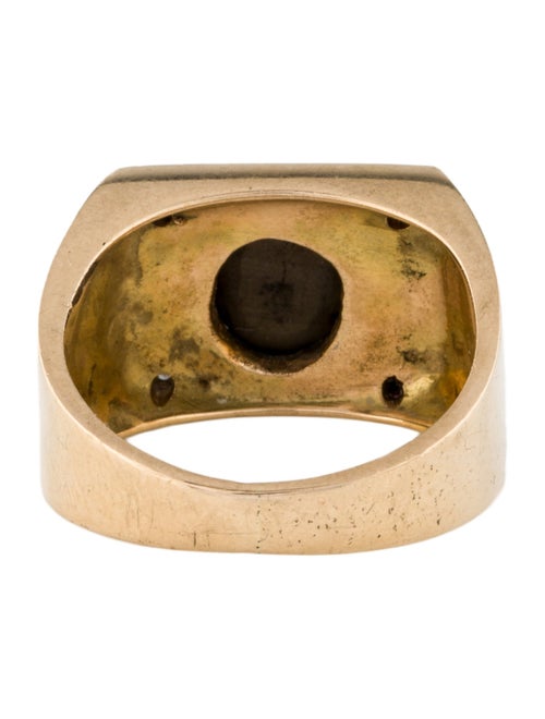 Ring 14K 2.43ct Star Sapphire & Diamond Cocktail Ring