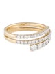 Ring 14K Diamond Layered Band Ring