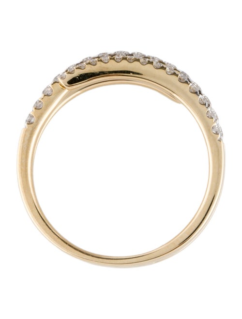 Ring 14K Diamond Layered Band Ring
