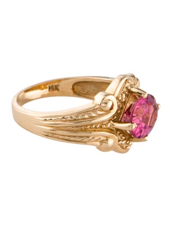 Ring 14K 2.00ct Tourmaline Cocktail Ring