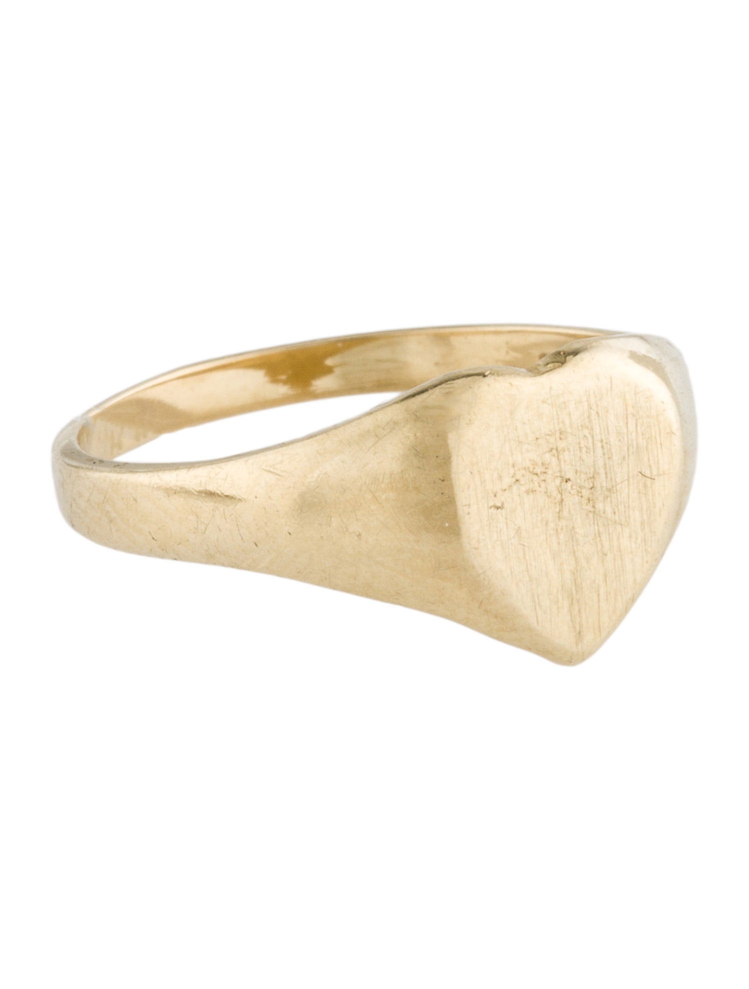 Ring 14K Heart Signet