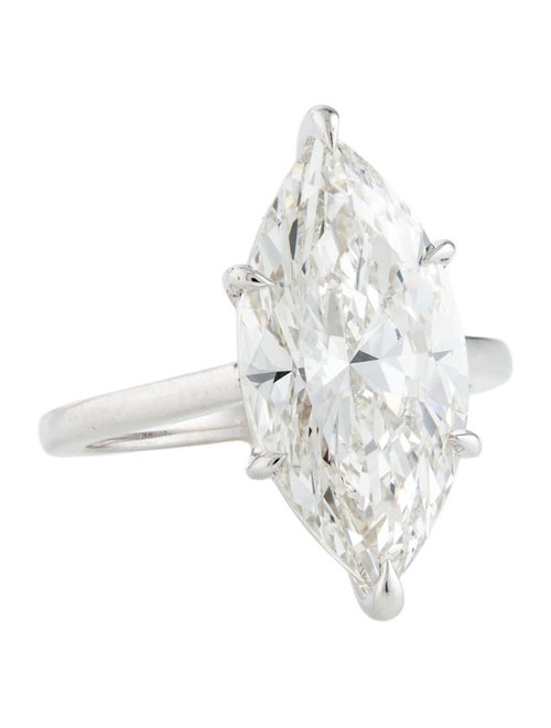 Ring 18K 7.04ct Lab-Grown Diamond Solitaire Engagement Ring