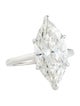 Ring 18K 7.04ct Lab-Grown Diamond Solitaire Engagement Ring