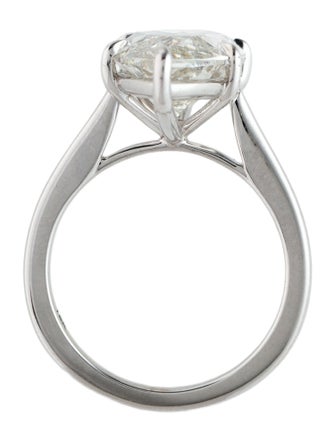 Ring 18K 7.04ct Lab-Grown Diamond Solitaire Engagement Ring