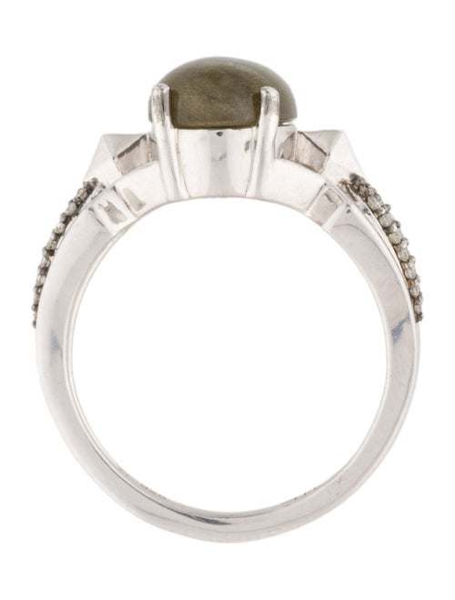 Ring Star Wars Fine Jewelry Labradorite & Diamond Cocktail Ring