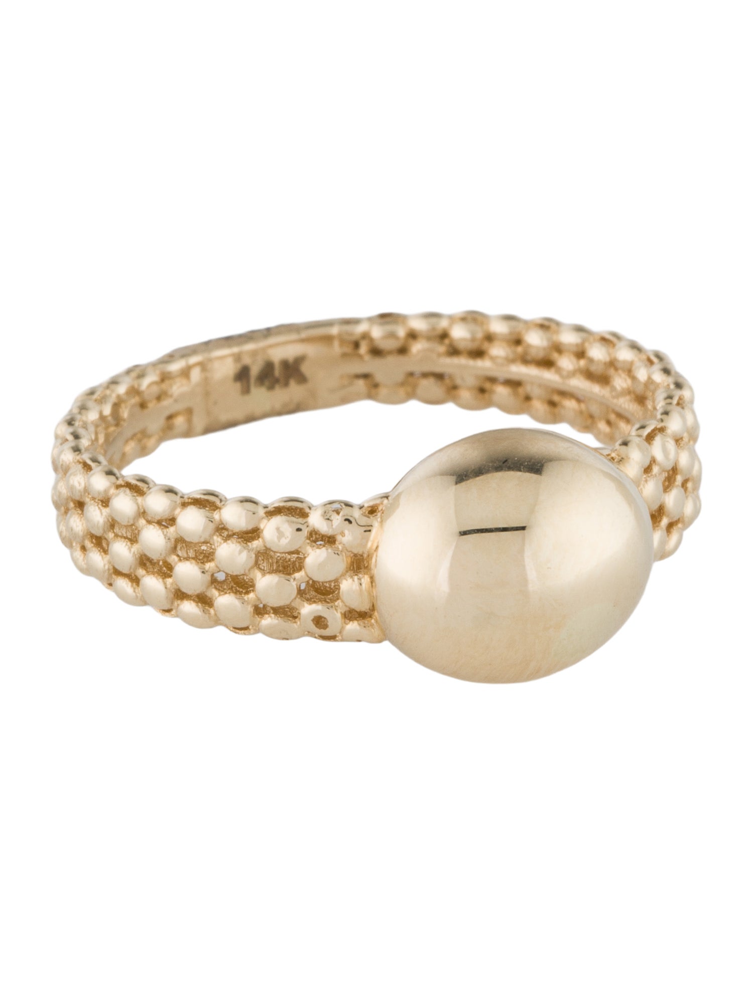Ring 14K Dome Cocktail Band