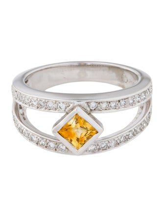 Ring 18K Sapphire & Diamond Ring