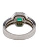 Ring 14K Emerald & Diamond Ring Set