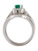 Ring 14K Emerald & Diamond Ring Set
