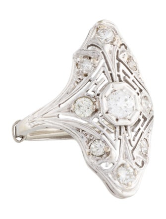 Ring 18K Diamond Cocktail Ring