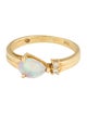 Ring 18K Opal & Diamond Ring