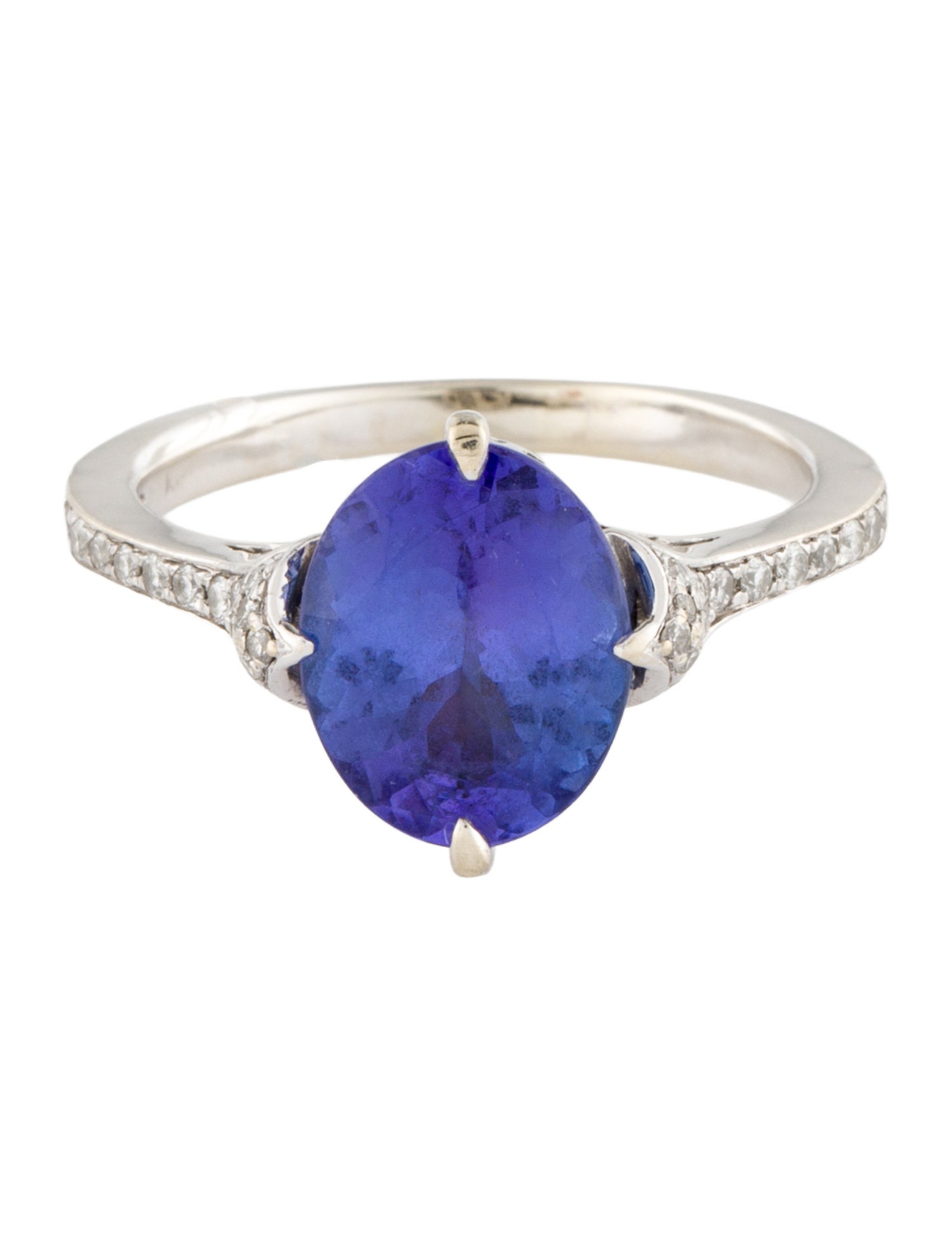 Ring Kallati 14K Tanzanite & Diamond Cocktail Ring