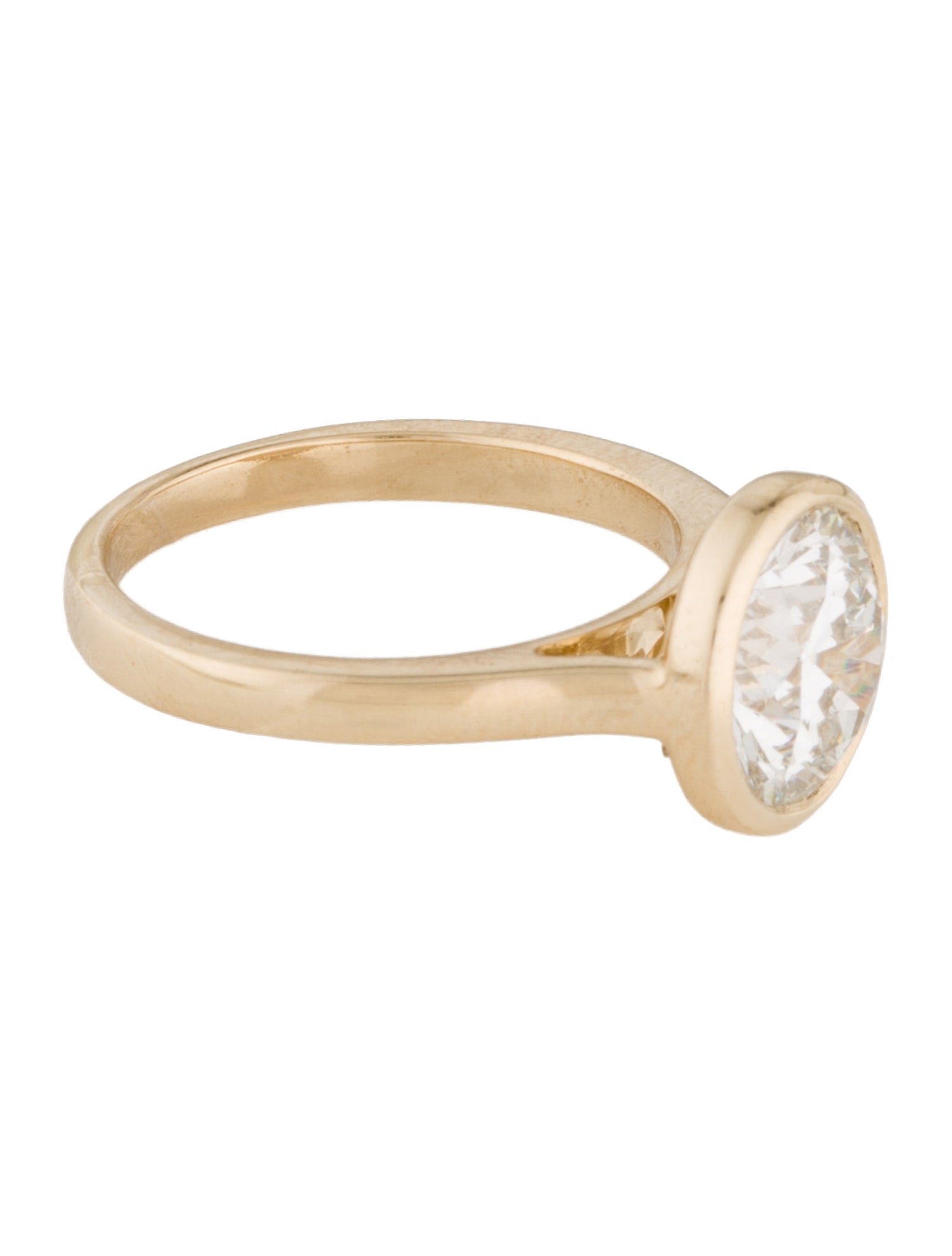 Ring 14K 3.24ct Lab-Grown Diamond Engagement