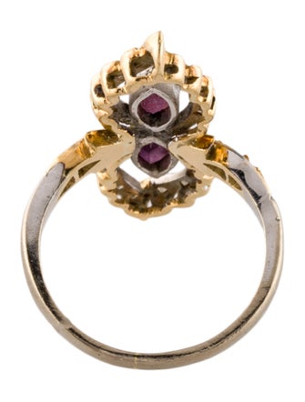 Ring Ruby & Diamond Cocktail Ring