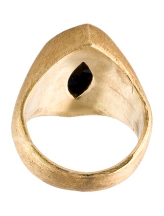 Ring 18K Sapphire & Diamond Cocktail Ring