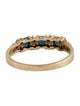 Ring  14K Sapphire & Diamond Band Ring