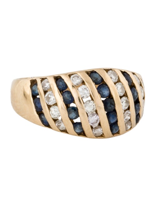 Ring 14K Sapphire & Diamond Ring