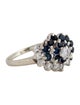 Ring 14K Sapphire & Diamond