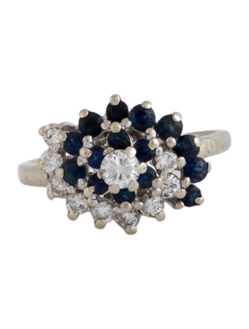 Ring 14K Sapphire & Diamond