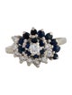 Ring 14K Sapphire & Diamond