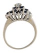 Ring 14K Sapphire & Diamond