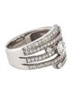 Ring 14K Diamond 5 Row Band