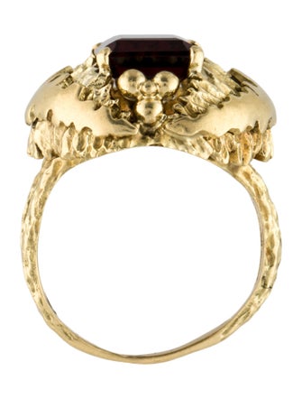 Ring 18K 4.30ct Citrine Cocktail Ring