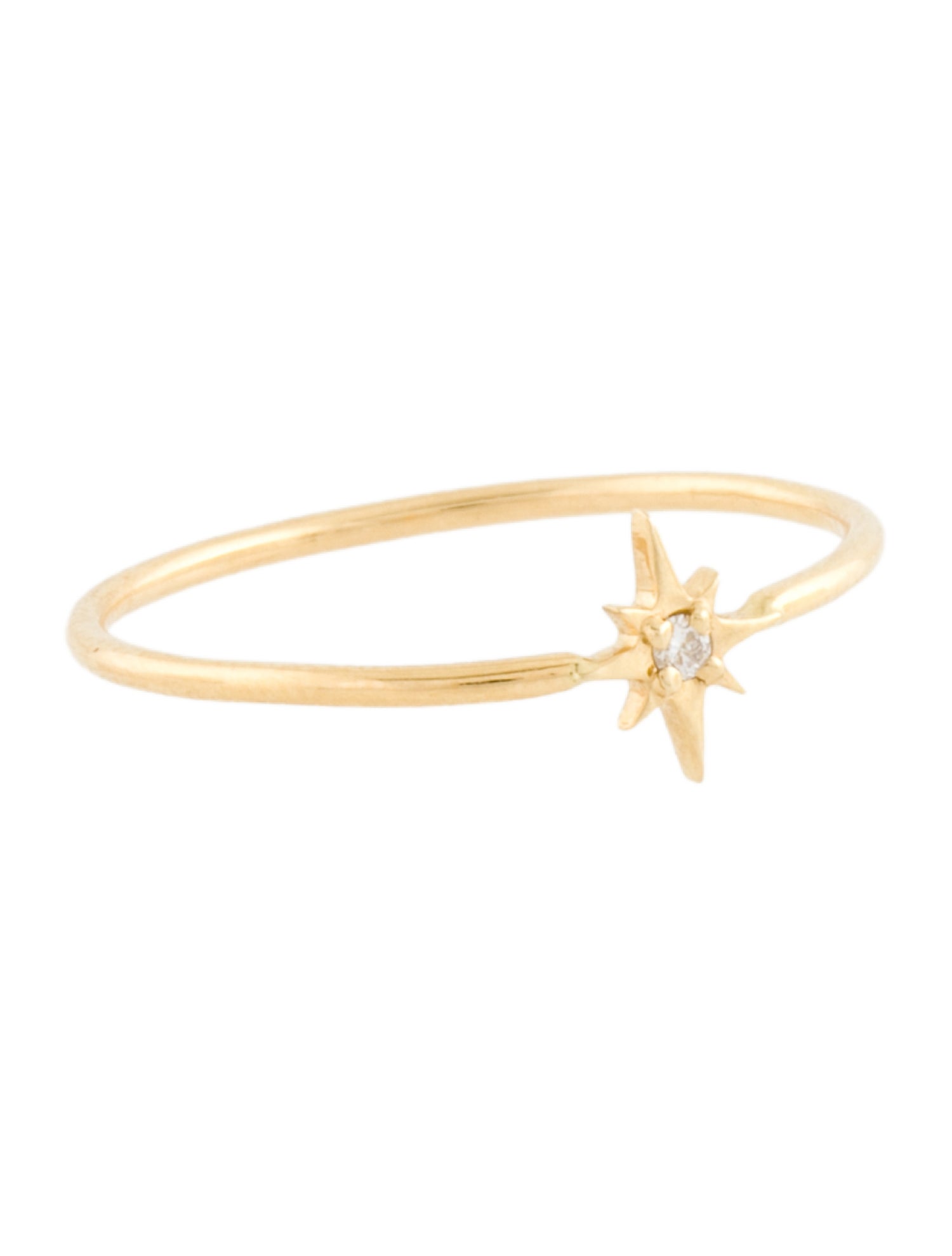 Ring 18K Diamond Starburst Ring